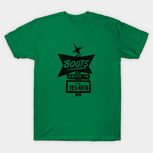 Lost Restaurants Of Tulsa Boots Drive In Tulsa T Shirt Teepublic