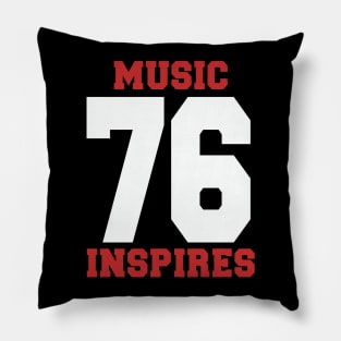 Music Inspires 76 Pillow