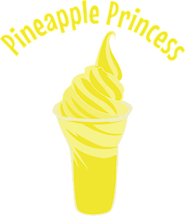 Pineapple Princess Shirt Magnet