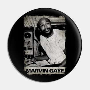 Marvin Gaye - Vintage On Frame Pin