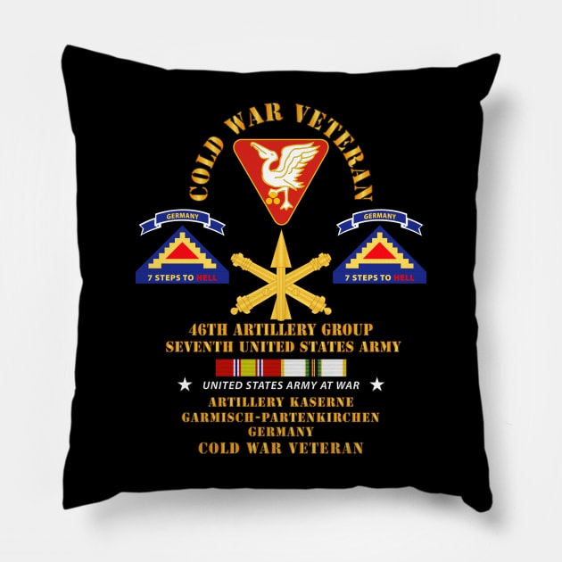 Cold War Vet - 46th Artillery Group - Germany - 7th US Army - Missle Branch w COLD SVC Pillow by twix123844