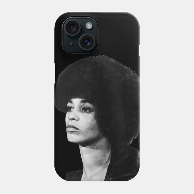 Angela Davis 2 Phone Case by One Mic History Store