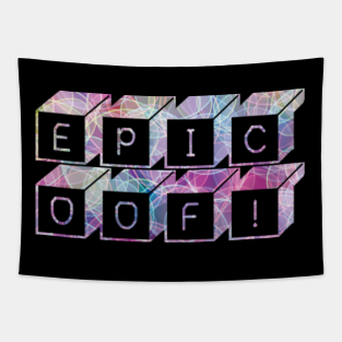 roblox oof over and over again Oof Roblox Effect Tapestries Teepublic