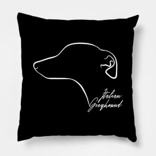 Proud Italian Greyhound profile dog lover Pillow