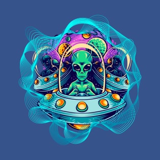 Aliens in Spaceships T-Shirt