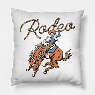 Vintage rodeo Pillow