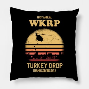 Wkrp Turkey Drop Pillow