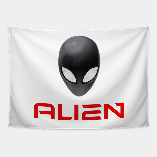Space Aliens Extra Terrestrial UFO Tapestry by PlanetMonkey