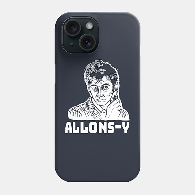 Doctor Who - Allons-y 10th Doctor Phone Case by CatsandBats