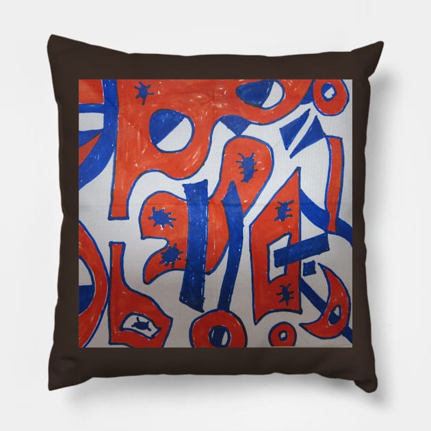 abstract77 Pillow by robrush47