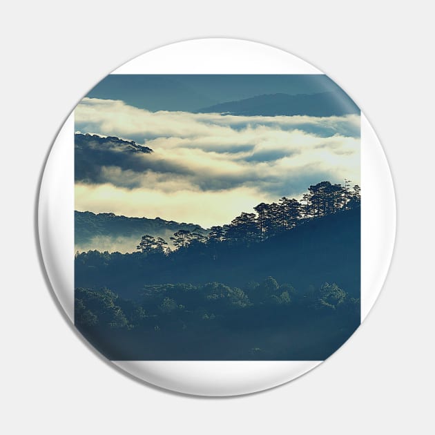 Mountains Covered In Fog, Landscape Photography, Forest Art, Cloudy Sky Pin by Nature-Arts
