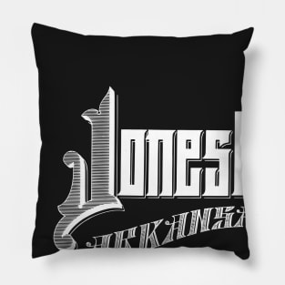 Vintage Jonesboro, AR Pillow