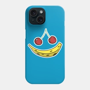 Banana Cherry Smiley Face Phone Case