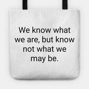 William Shakespeare quote Tote