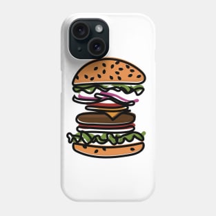 Cool Burger Phone Case