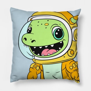 Kids Dinosaur in Space, Dino Explorer! Pillow