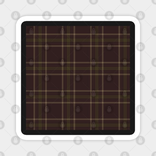 Linen Plaid Magnet by suzyhager