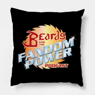 Beards and the Fandom Power Podcast Pillow