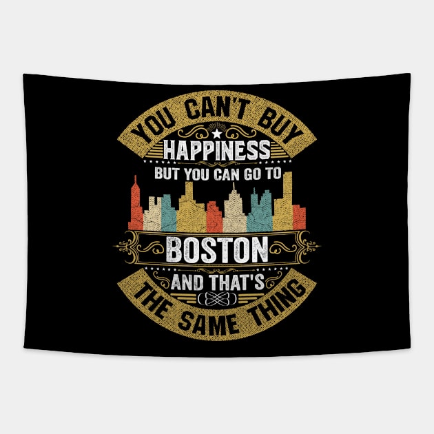 USA City Boston City T-Shirt I Love MassachusettsFlag Massachusetts State Home City Boston Map Native American USA Flag Tapestry by BestSellerDesign