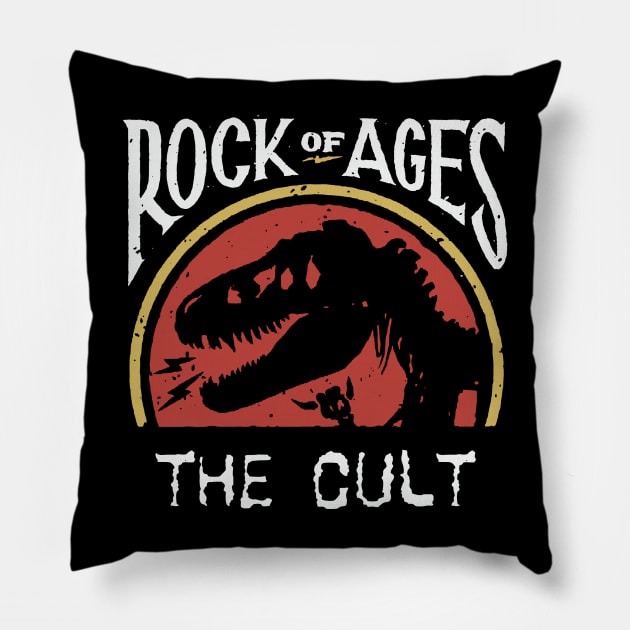 the cult rock of ages Pillow by matilda cloud