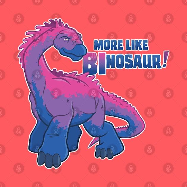 Bi-nosaur by jpowersart