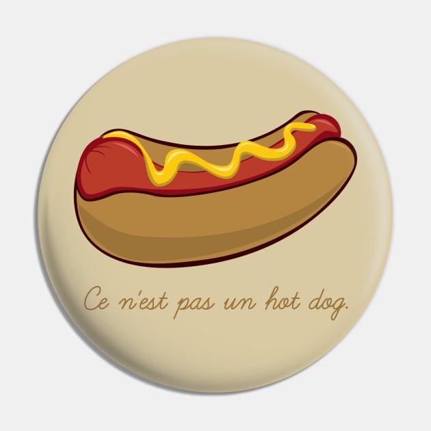This Is Not A Hot Dog Pin by a_man_oxford