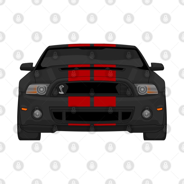 MUSTANG SHELBY GT500 BLACK by VENZ0LIC