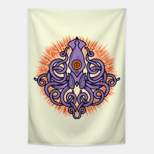 Squid Attack Tapestry