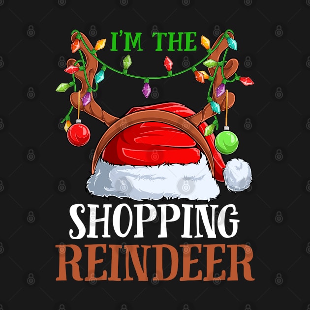 Im The Shopping Reindeer Christmas Funny Pajamas Funny Christmas Gift by intelus