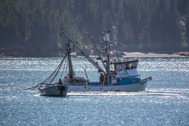 USA. Alaska. Fishing Boat. Kids T-Shirt by vadim19