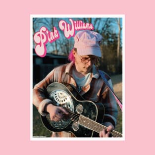 Pink Williams Retro Portrait T-Shirt