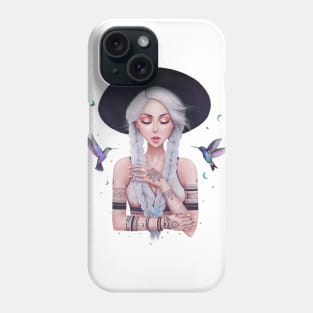 Bohemian girl Phone Case