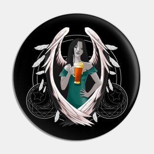 Guardian Angel | Funny Beer Lovers Gifts Brewing Craft Beer Pin