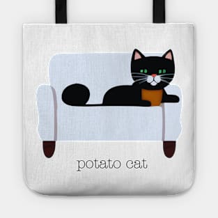 Potato Couch Cat Tote