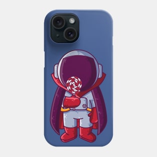 Cute Astronaut Dracula Vampire Halloween Cartoon Phone Case