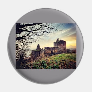 Castle Sunset Pin