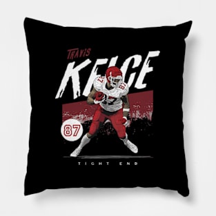 Travis Kelce Kansas City Grunge Pillow