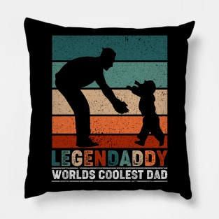 Fathers Day Papa LegenPapa World's Coolest Papa Pillow