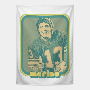 Dan Marino / Retro 80s Football Fan Design Tapestry