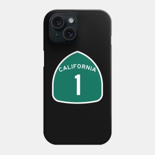 California Highway 1 Sign Phone Case