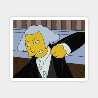 George Washington Punch Magnet