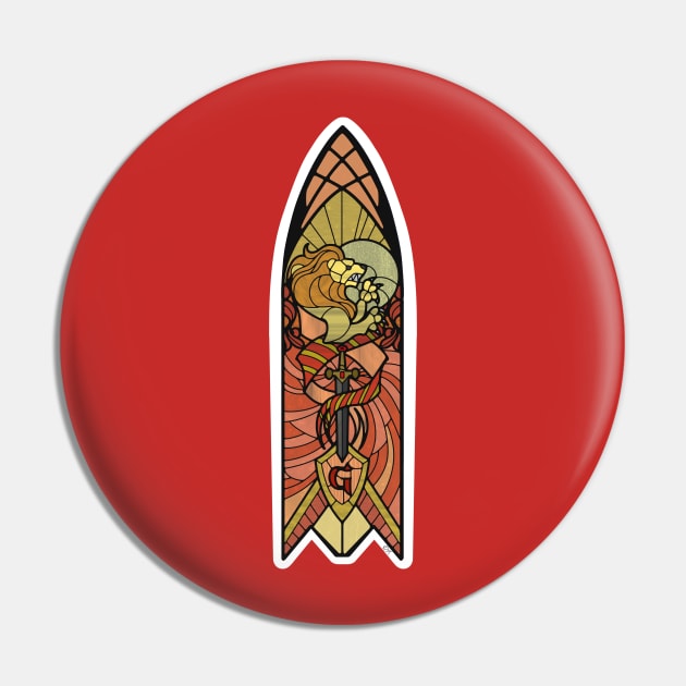 Brave and bold lion ~ Wizard school Pin by Ruxandas