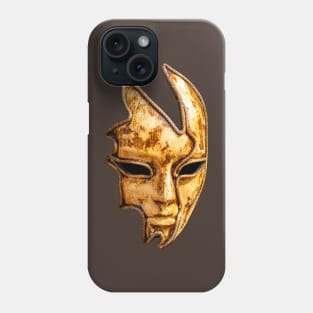 Gold Carnival Mask Phone Case