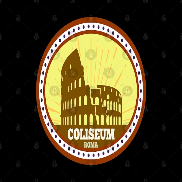 Colosseum/ Coliseum Roma- Patch by Eva Wolf