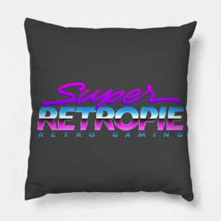 Super Retropie and Retro Gaming Logo T-Shirt! Pillow