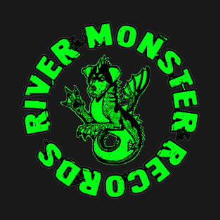 River Monster Records Green Logo T-Shirt