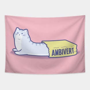 Ambivert - Purrsonality Cats Tapestry