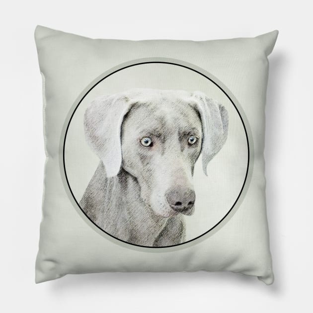 Weimaraner Pillow by Alpen Designs