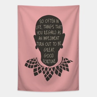 RUTH BADER GINSBURG quote Tapestry