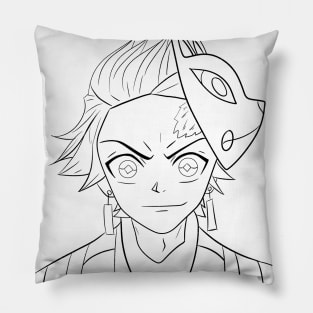 tanjirou kamado the demon slayer anime line Pillow